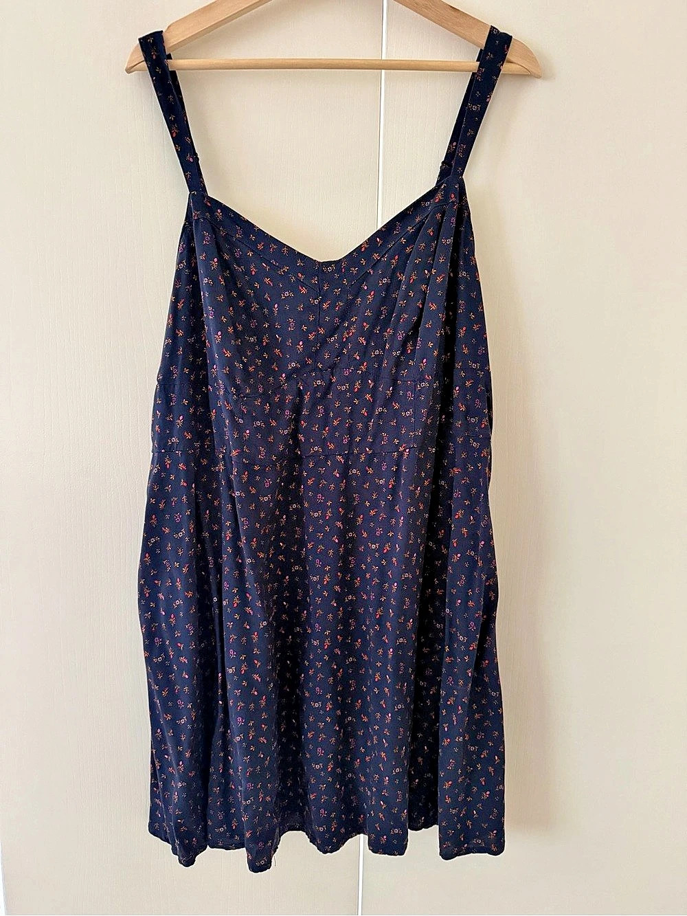 OLD NAVY Floral Mini Dress in Blue Size XXL Like New